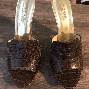 Michael KORS cork heels